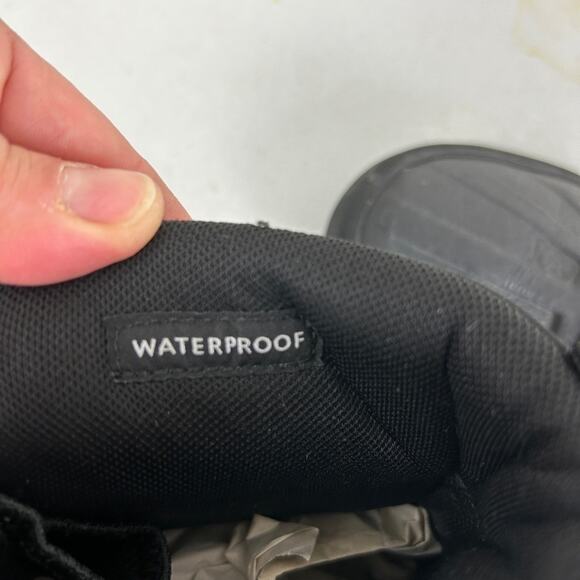 Clarks Men’s 8 Bowman Peak Black Leather High Top Casual Lace Up Duck Boots - Picture 10 of 11